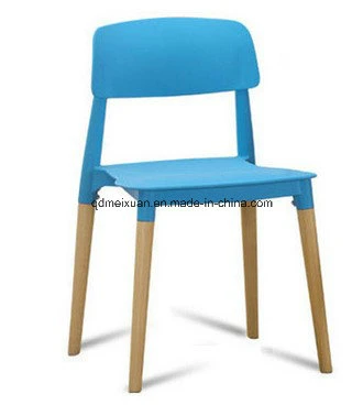 Kreative Mode Büro Computer Stuhl Stuhl einer Person mit Echtholz Stuhl Kunststoff Stühle (M-X3401)