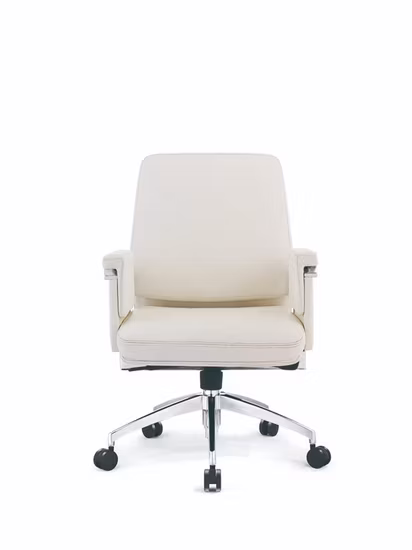 Ergonomischer, moderner, drehbarer Metall-Gaming-Computer-Chefbürostuhl aus Leder